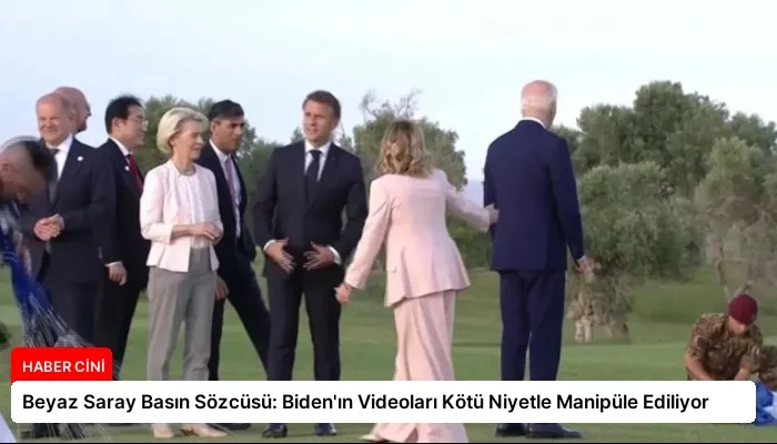 Beyaz Saray Basın Sözcüsü: Biden’ın Videoları Kötü Niyetle Manipüle Ediliyor