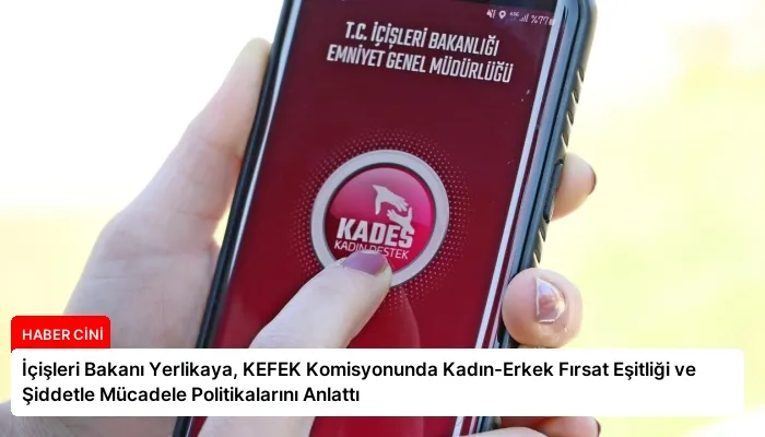 İçişleri Bakanı Yerlikaya, KEFEK Komisyonunda Kadın-Erkek Fırsat Eşitliği ve Şiddetle Mücadele Politikalarını Anlattı