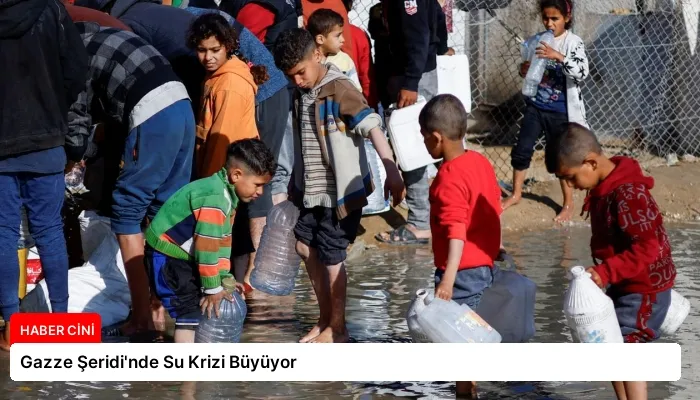 Gazze Şeridi’nde Su Krizi Büyüyor
