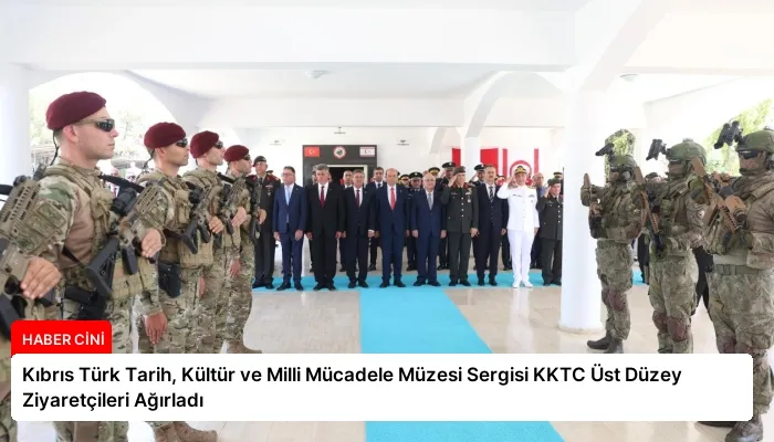 Kıbrıs Türk Tarih, Kültür ve Milli Mücadele Müzesi Sergisi KKTC Üst Düzey Ziyaretçileri Ağırladı