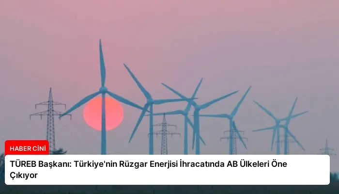 TÜREB Başkanı: Türkiye’nin Rüzgar Enerjisi İhracatında AB Ülkeleri Öne Çıkıyor