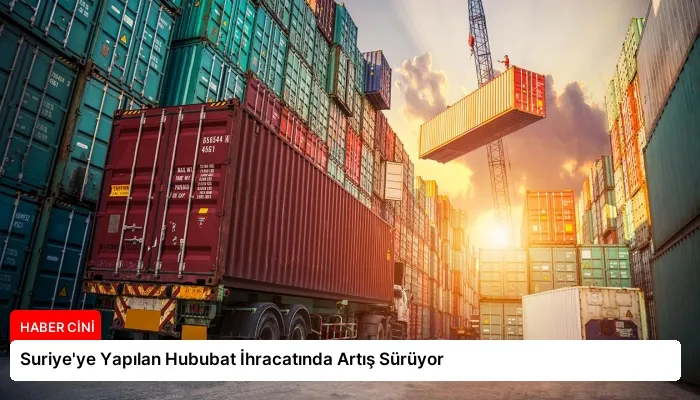 Suriye’ye Yapılan Hububat İhracatında Artış Sürüyor