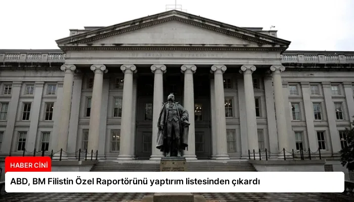 ABD, BM Filistin Özel Raportörünü yaptırım listesinden çıkardı