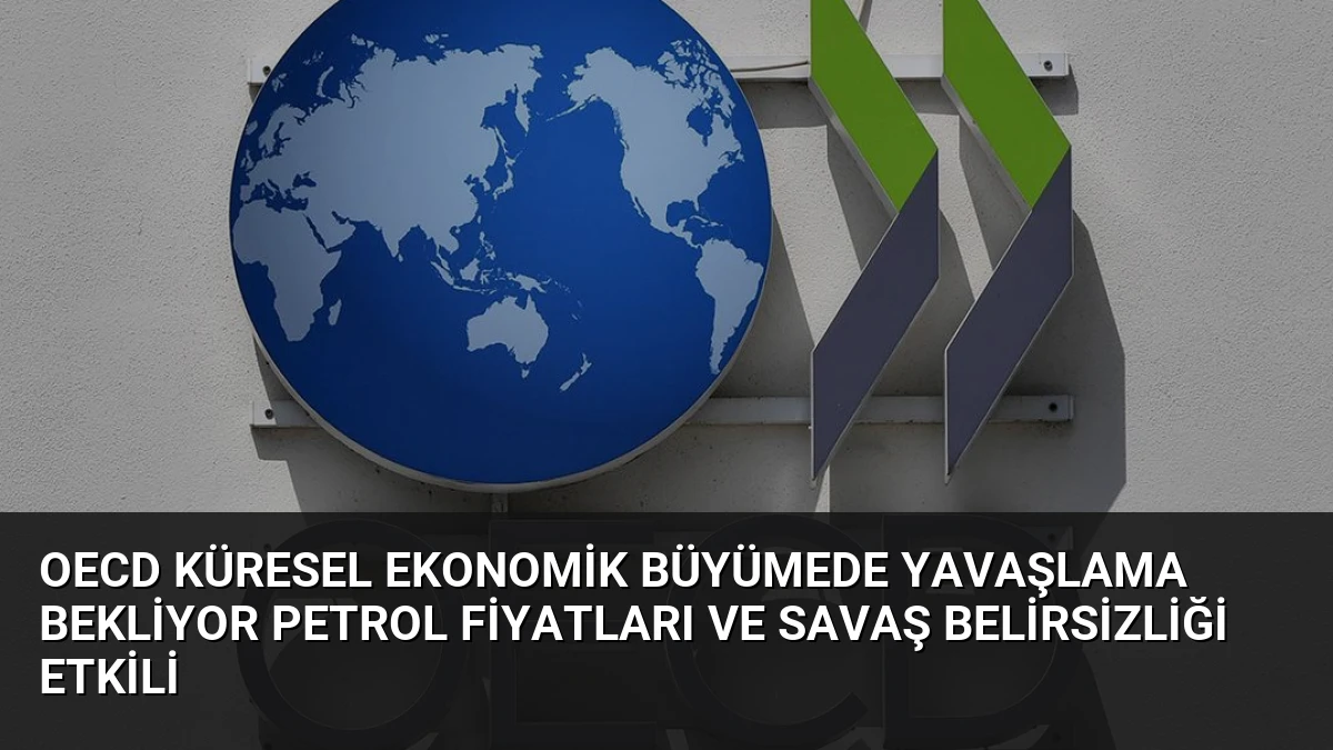 OECD Küresel Ekonomik Büyümede Yavaşlama Bekliyor Petrol Fiyatları ve Savaş Belirsizliği Etkili