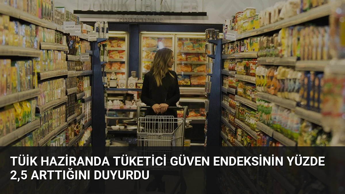 TÜİK Haziranda Tüketici Güven Endeksinin Yüzde 2,5 Arttığını Duyurdu
