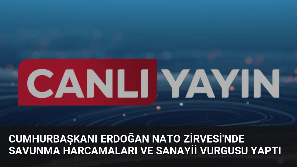 Cumhurbaşkanı Erdoğan NATO Zirvesi’nde Savunma Harcamaları ve Sanayii Vurgusu Yaptı