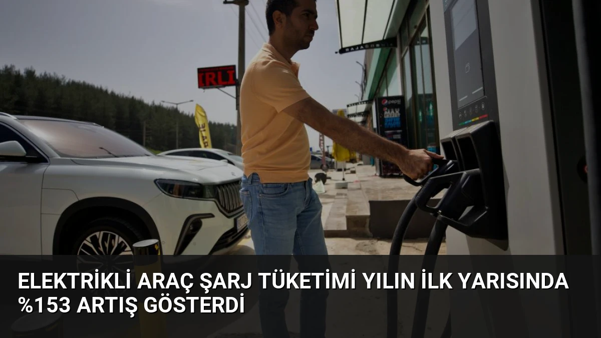 Elektrikli Araç Şarj Tüketimi Yılın İlk Yarısında %153 Artış Gösterdi