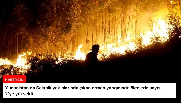Yunanistan’da Selanik yakınlarında çıkan orman yangınında ölenlerin sayısı 2’ye yükseldi