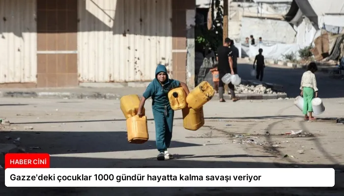 Gazze’deki çocuklar 1000 gündür hayatta kalma savaşı veriyor