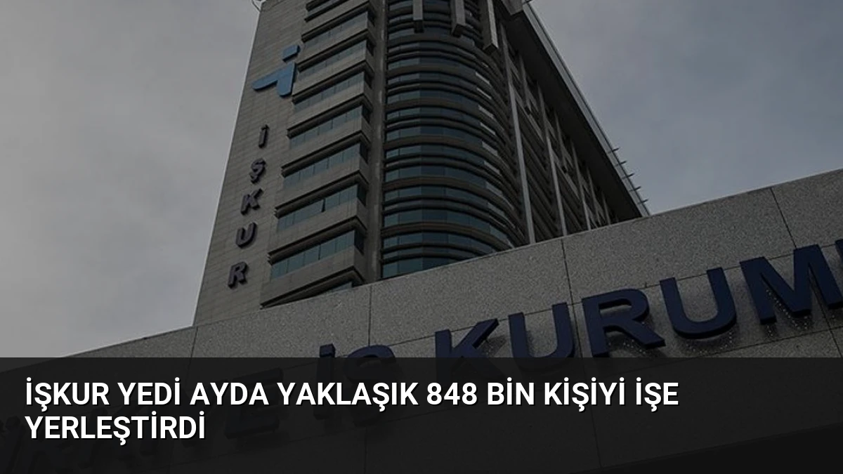 İŞKUR Yedi Ayda Yaklaşık 848 Bin Kişiyi İşe Yerleştirdi