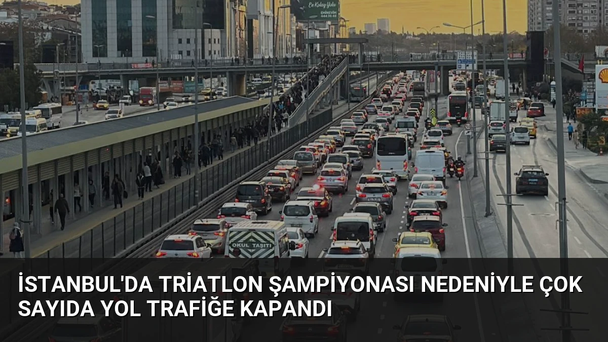 İstanbul’da Triatlon Şampiyonası Nedeniyle Çok Sayıda Yol Trafiğe Kapandı
