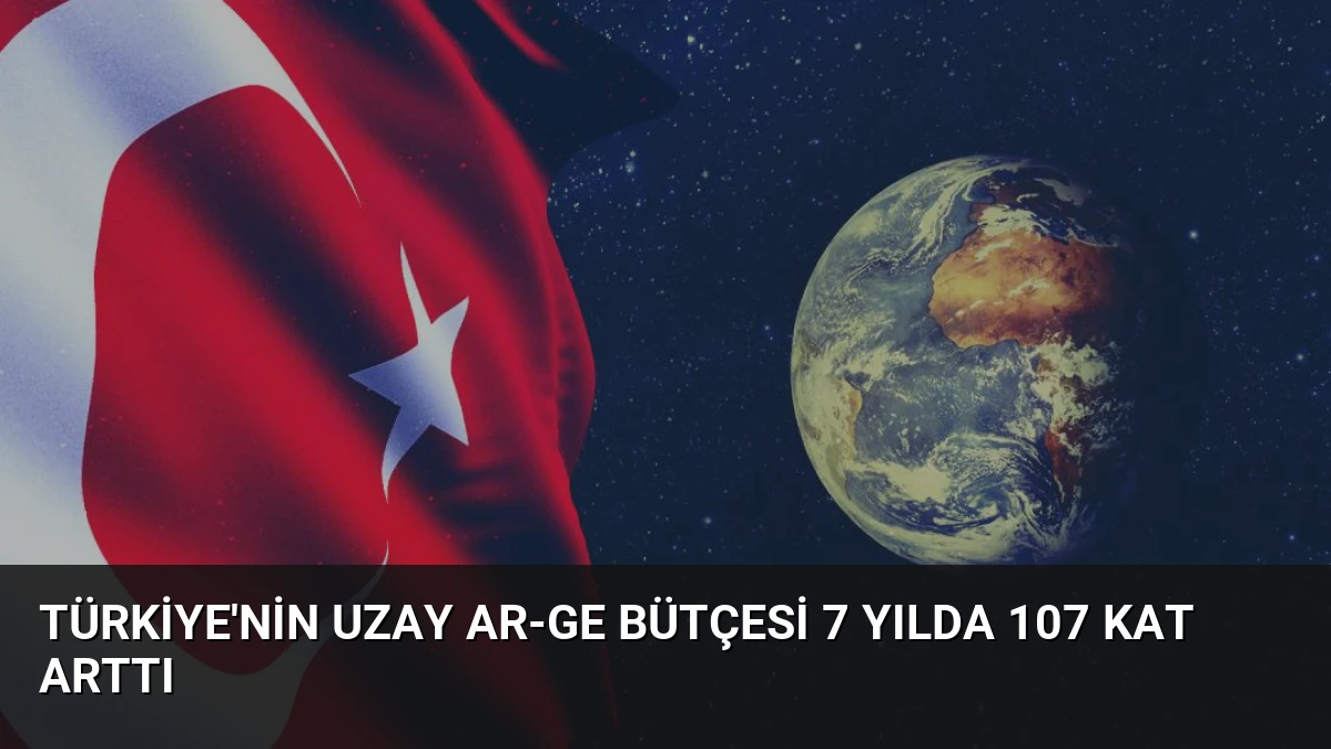 Türkiye’nin Uzay AR-GE Bütçesi 7 Yılda 107 Kat Arttı