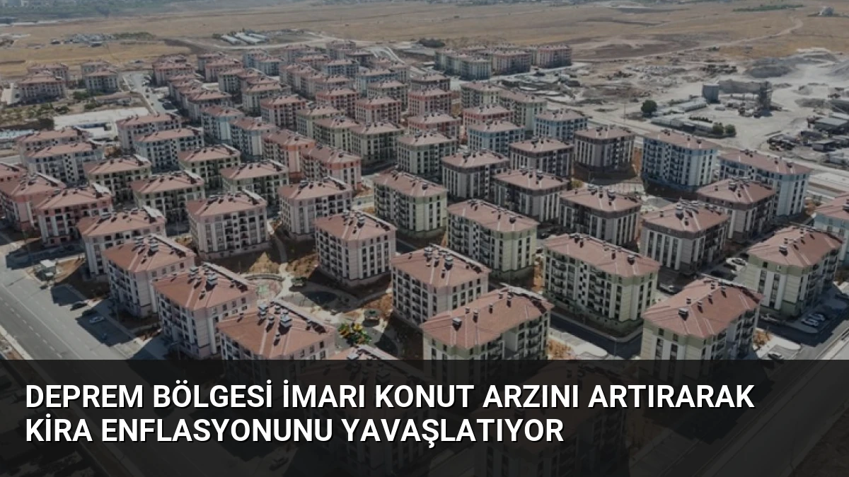 Deprem Bölgesi İmarı Konut Arzını Artırarak Kira Enflasyonunu Yavaşlatıyor