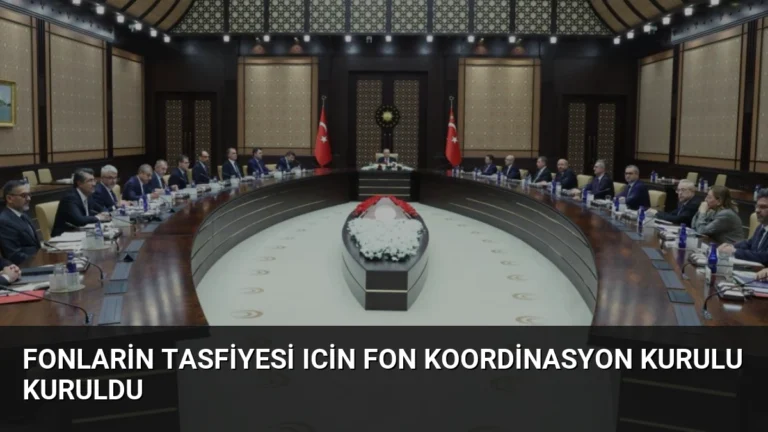 Fonlarin Tasfiyesi Icin Fon Koordinasyon Kurulu Kuruldu