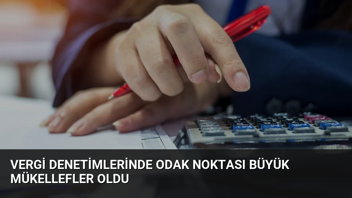 Vergi Denetimlerinde Odak Noktası Büyük Mükellefler Oldu