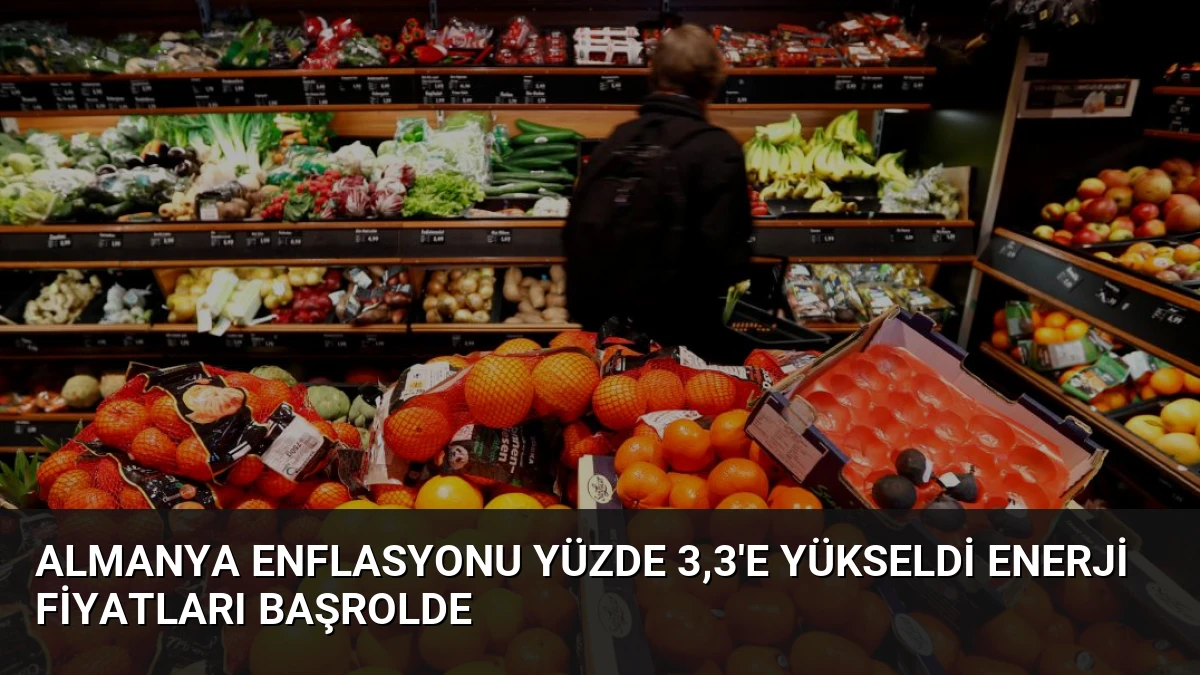 Almanya Enflasyonu Yüzde 3,3’e Yükseldi Enerji Fiyatları Başrolde