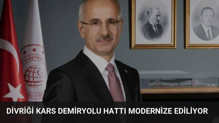 Divriği Kars Demiryolu Hattı Modernize Ediliyor
