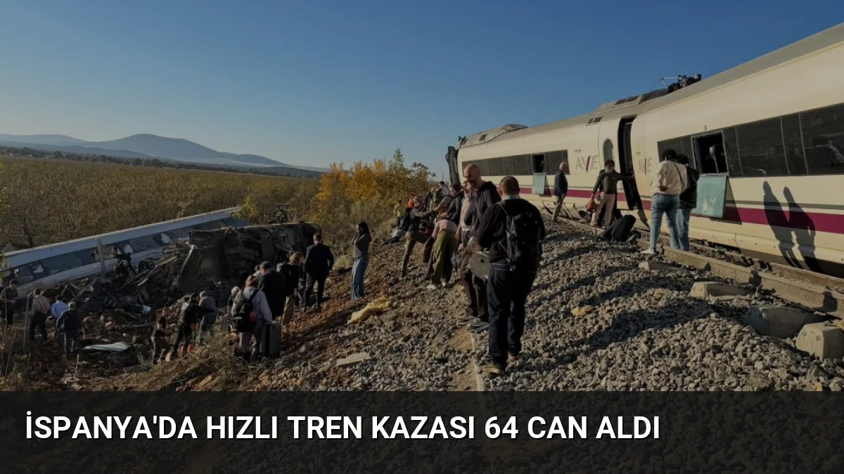İspanya’da Hızlı Tren Kazası 64 Can Aldı