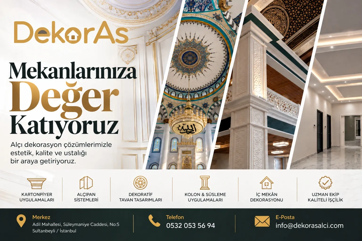 Geleneksel Alçı Süsleme Sanatı Günümüz Mimarisinde Yeniden Hayat Buluyor
