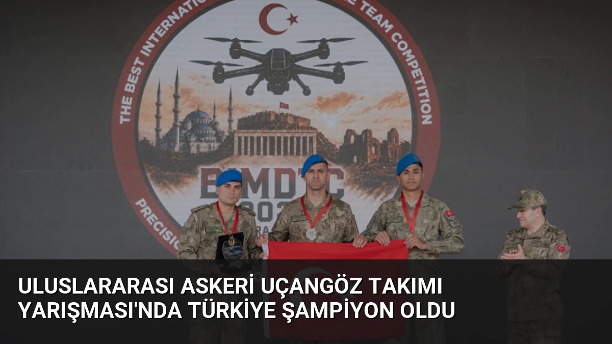Uluslararası Askeri Uçangöz Takımı Yarışması’nda Türkiye Şampiyon Oldu